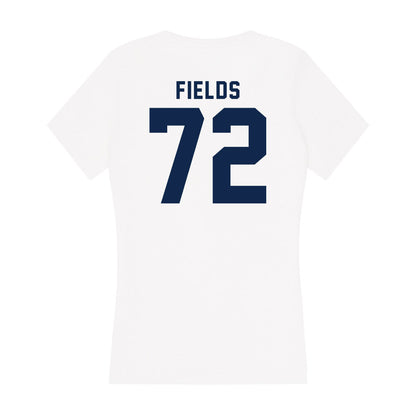 Ole Miss - NCAA Football : Ethan Fields - Women's V-Neck T-Shirt-1