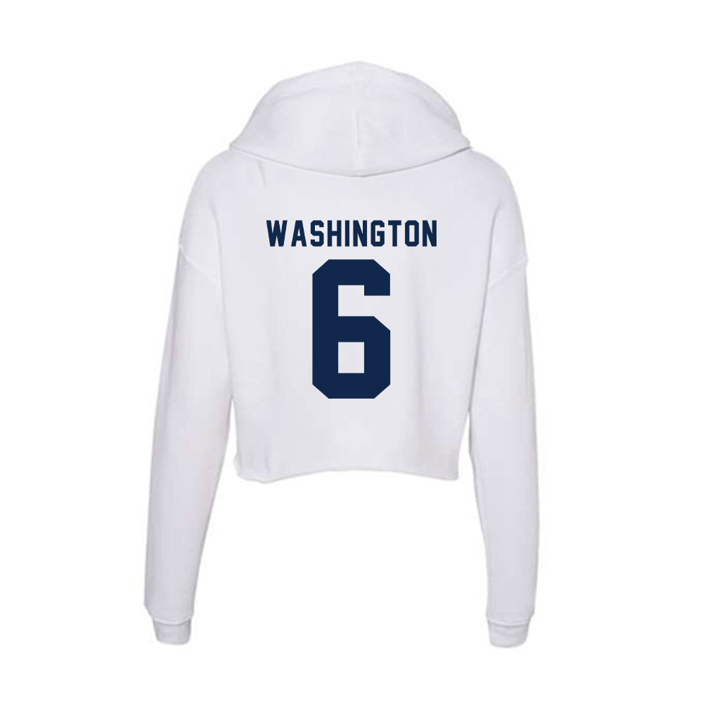 Ole Miss - NCAA Women's Volleyball : Nia Washington - Women's Crop Fleece Hoodie-1