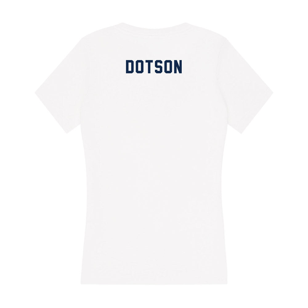 Ole Miss - NCAA Women's Track & Field : Indya Dotson - Women's V-Neck T-Shirt-1