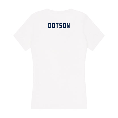 Ole Miss - NCAA Women's Track & Field : Indya Dotson - Women's V-Neck T-Shirt-1