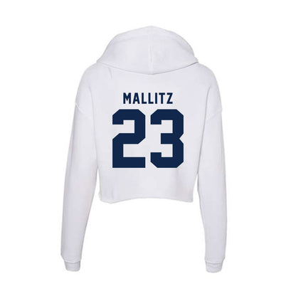 Ole Miss - NCAA Baseball : Josh Mallitz - Women's Crop Fleece Hoodie-1