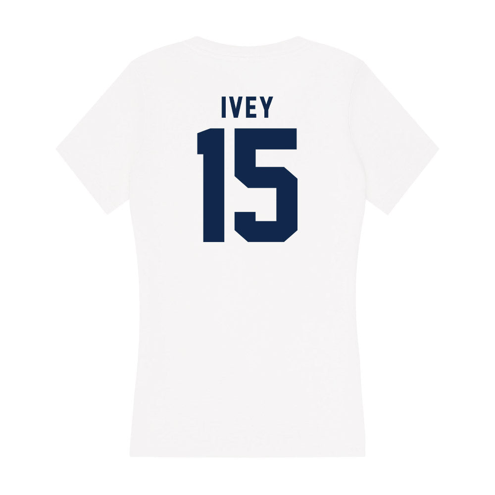 Ole Miss - NCAA Football : Jared Ivey - Women's V-Neck T-Shirt-1