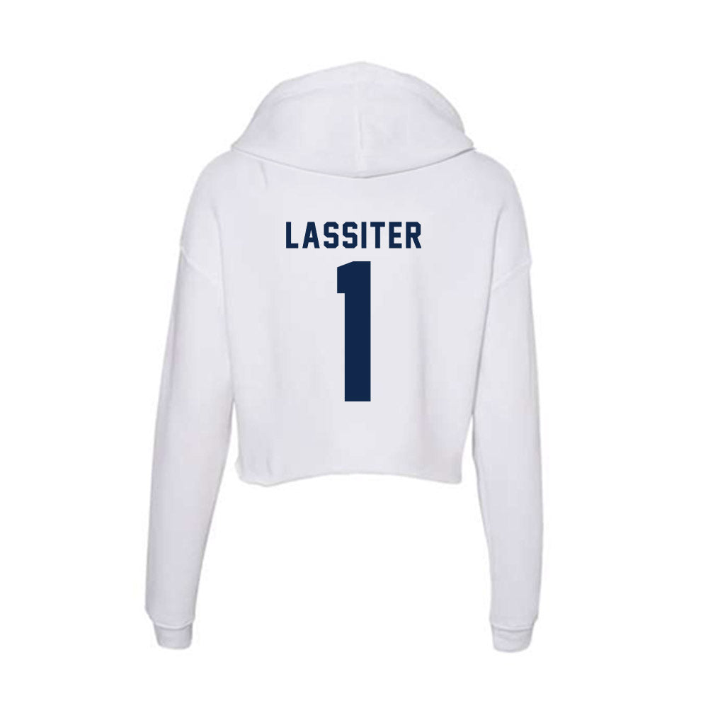 Ole Miss - NCAA Softball : jalia lassiter - Women's Crop Fleece Hoodie-1