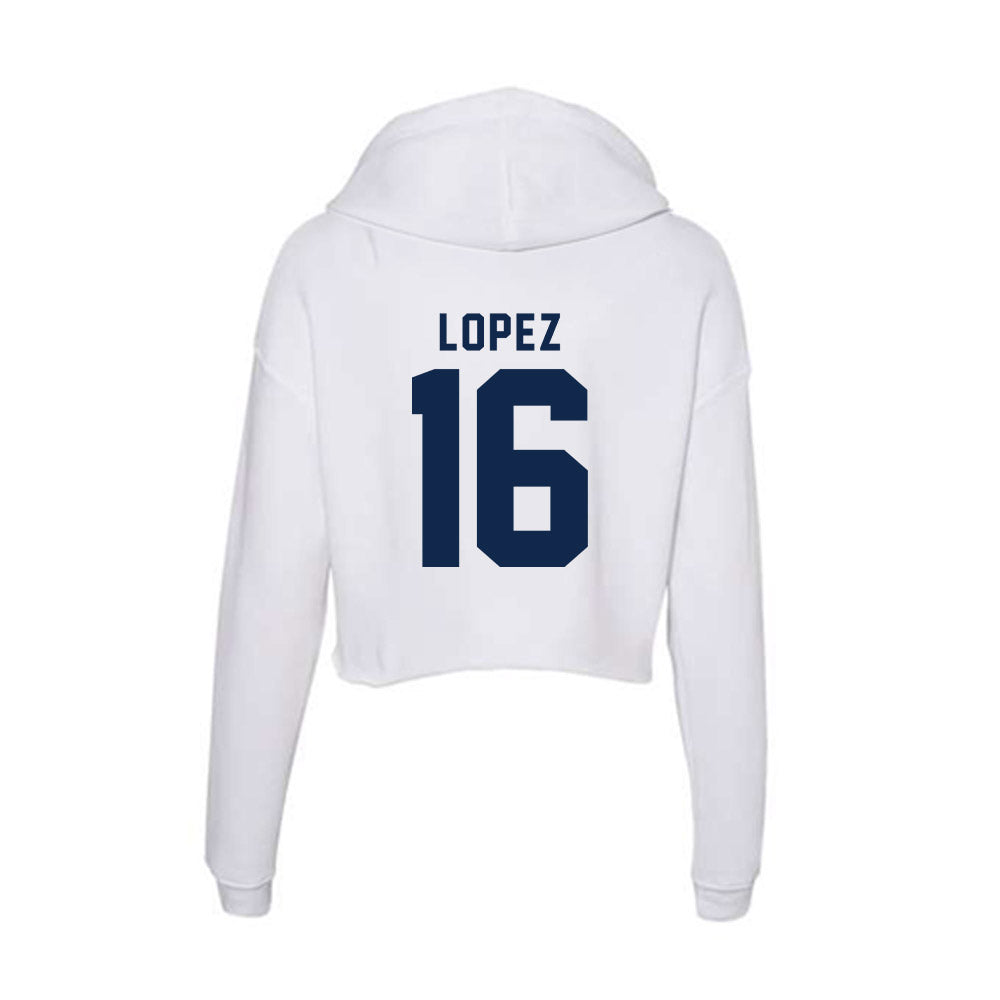 Ole Miss - NCAA Softball : Brianna Lopez - Women's Crop Fleece Hoodie-1