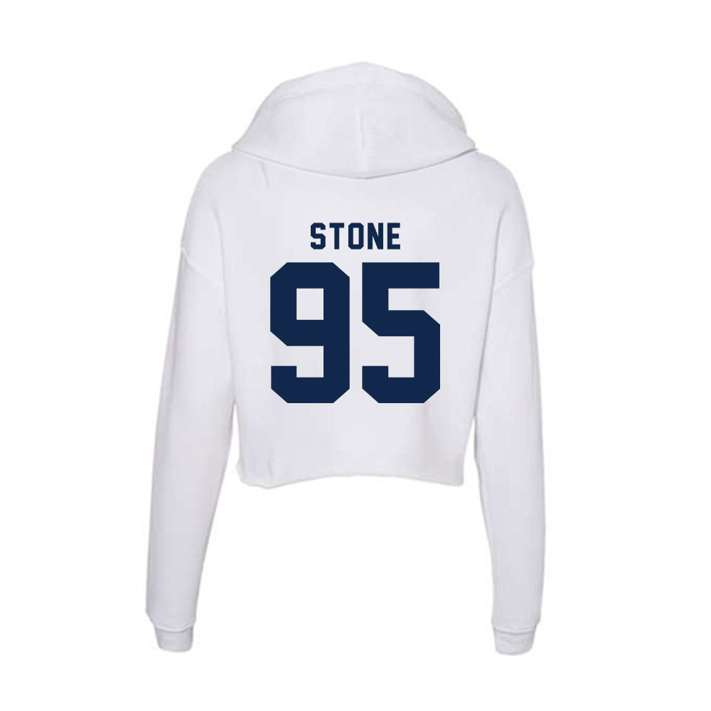 Ole Miss - NCAA Football : Akelo Stone - Women's Crop Fleece Hoodie-1