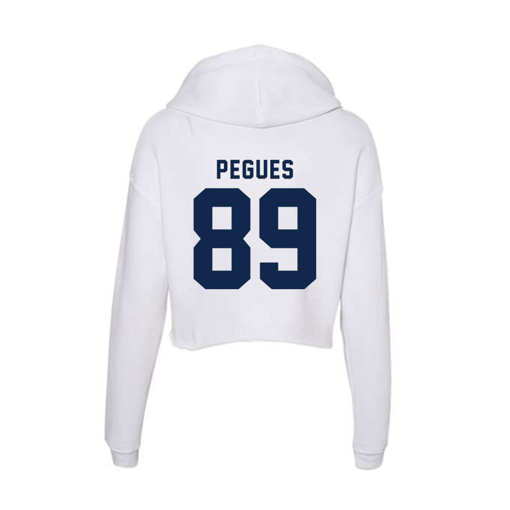 Ole Miss - NCAA Football : JJ Pegues - Women's Crop Fleece Hoodie-1