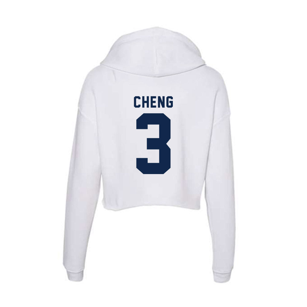 Ole Miss - NCAA Baseball : Luke Cheng - Women's Crop Fleece Hoodie-1