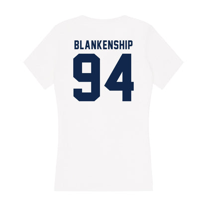 Ole Miss - NCAA Football : Caleb Blankenship - Women's V-Neck T-Shirt-1