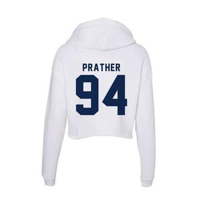 Ole Miss - NCAA Football : Tavion Prather - Women's Crop Fleece Hoodie-1