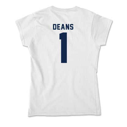 Ole Miss - NCAA Women's Basketball : Kirsten Deans - Soft Style Women’s T-Shirt-1