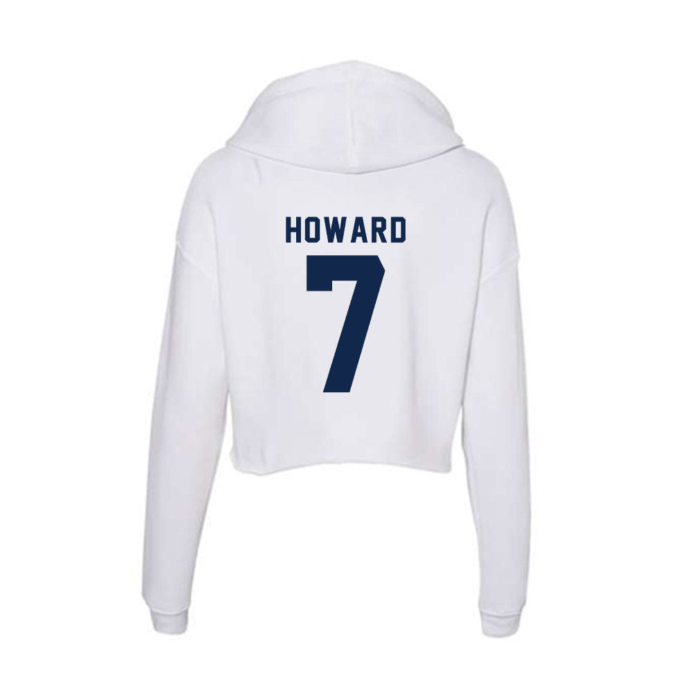 Ole Miss - NCAA Football : Walker Howard - Women's Crop Fleece Hoodie-1