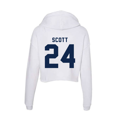 Ole Miss - NCAA Women's Basketball : Madison Scott - Women's Crop Fleece Hoodie-1