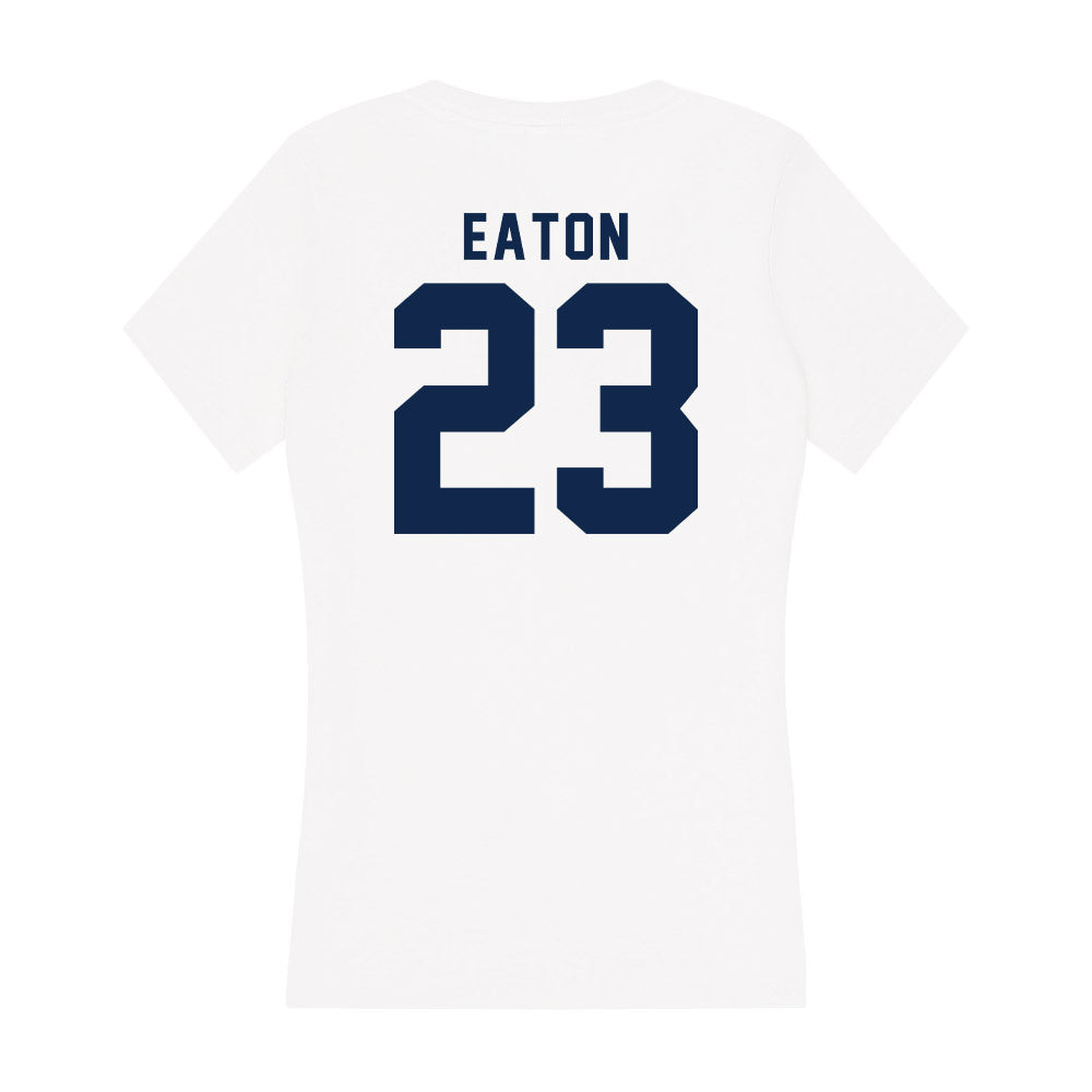 Ole Miss - NCAA Women's Basketball : Elauna Eaton - Women's V-Neck T-Shirt-1