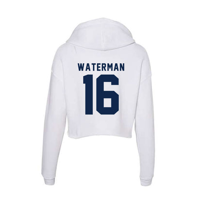 Ole Miss - NCAA Football : Braden Waterman - Women's Crop Fleece Hoodie-1