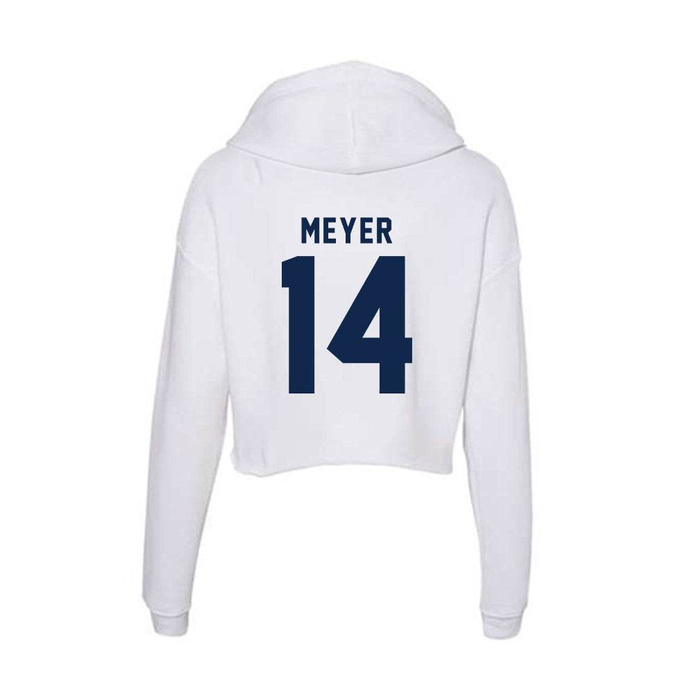 Ole Miss - NCAA Women's Volleyball : Shayla Meyer - Women's Crop Fleece Hoodie-1