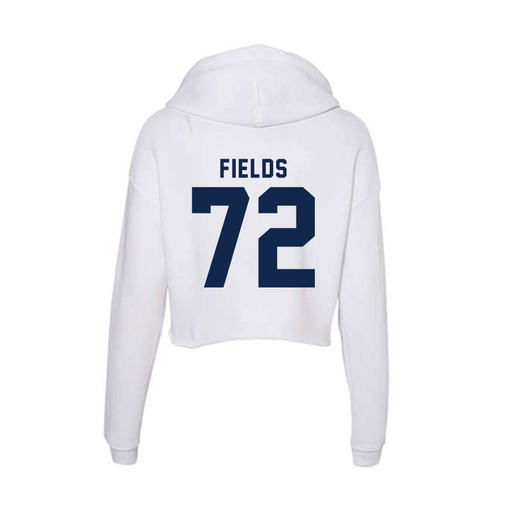 Ole Miss - NCAA Football : Ethan Fields - Women's Crop Fleece Hoodie-1