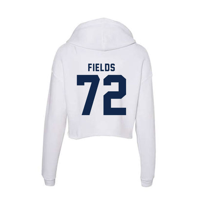 Ole Miss - NCAA Football : Ethan Fields - Women's Crop Fleece Hoodie-1