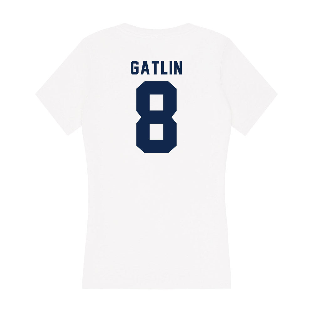 Ole Miss - NCAA Baseball : Bo Gatlin - Women's V-Neck T-Shirt-1