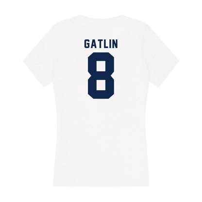 Ole Miss - NCAA Baseball : Bo Gatlin - Women's V-Neck T-Shirt-1