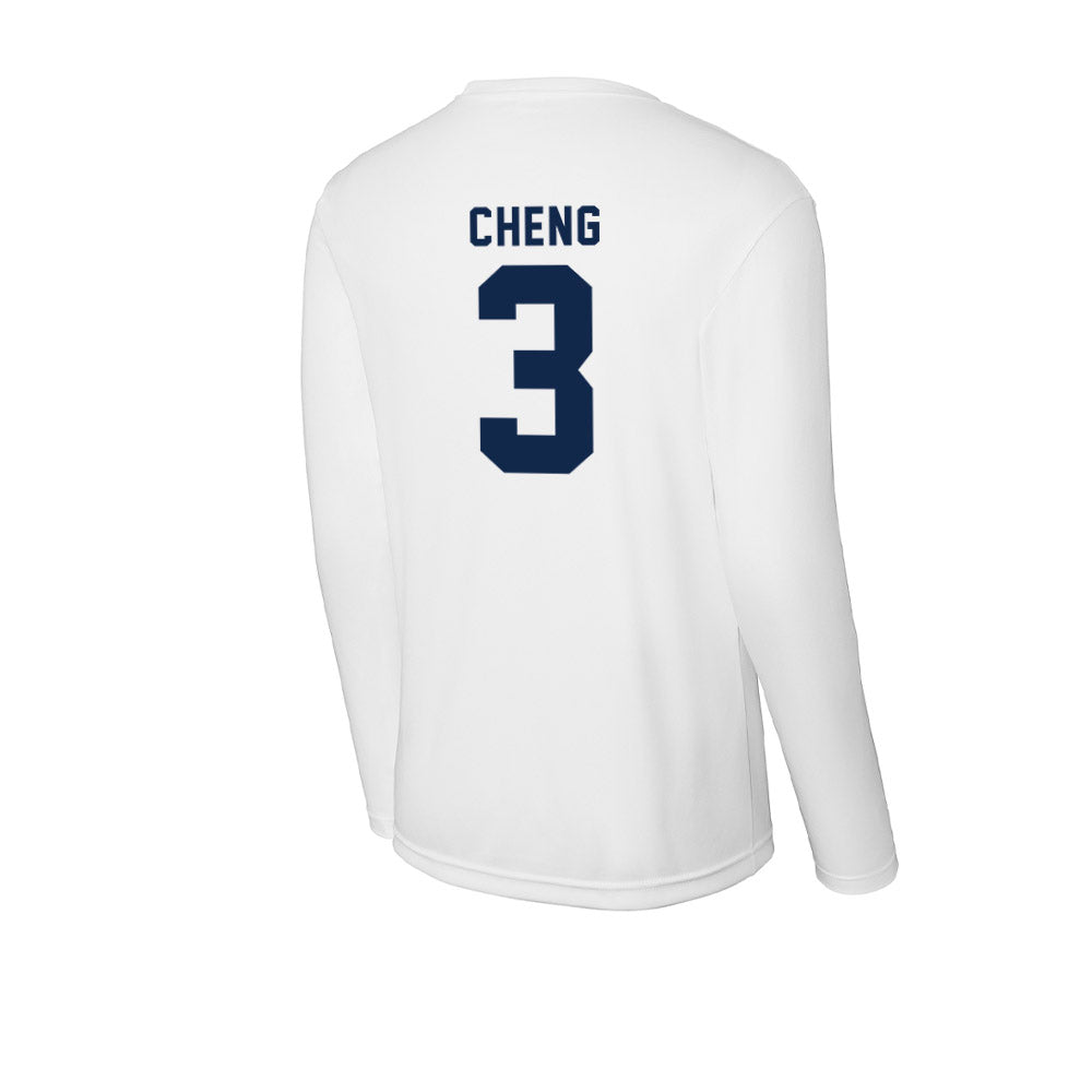 Ole Miss - NCAA Baseball : Luke Cheng - Performance Long Sleeve T-Shirt-1