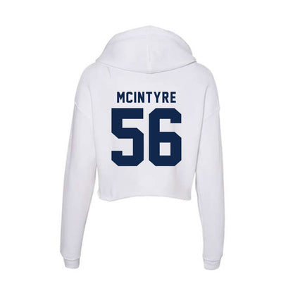 Ole Miss - NCAA Football : Reece McIntyre - Women's Crop Fleece Hoodie-1