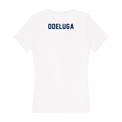 Ole Miss - NCAA Women's Track & Field : Akaomachukwu Odeluga - Women's V-Neck T-Shirt-1