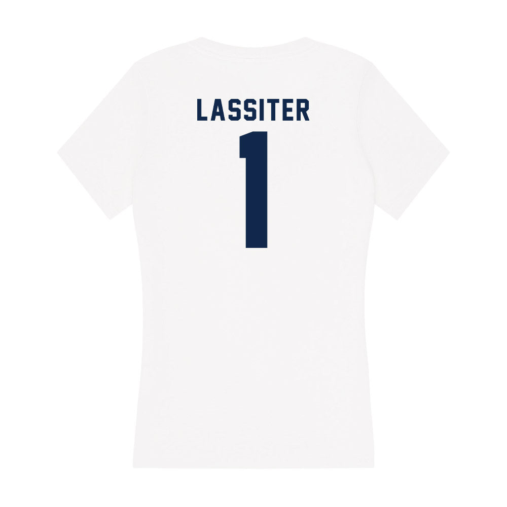 Ole Miss - NCAA Softball : jalia lassiter - Women's V-Neck T-Shirt-1