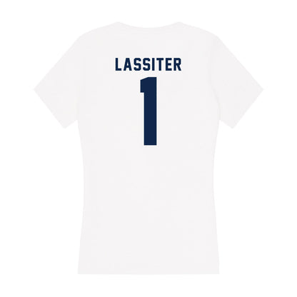 Ole Miss - NCAA Softball : jalia lassiter - Women's V-Neck T-Shirt-1