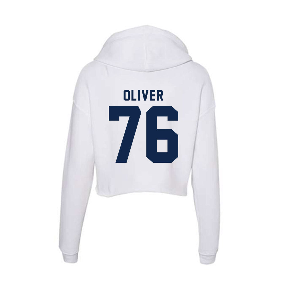 Ole Miss - NCAA Football : John Wayne Oliver - Women's Crop Fleece Hoodie-1