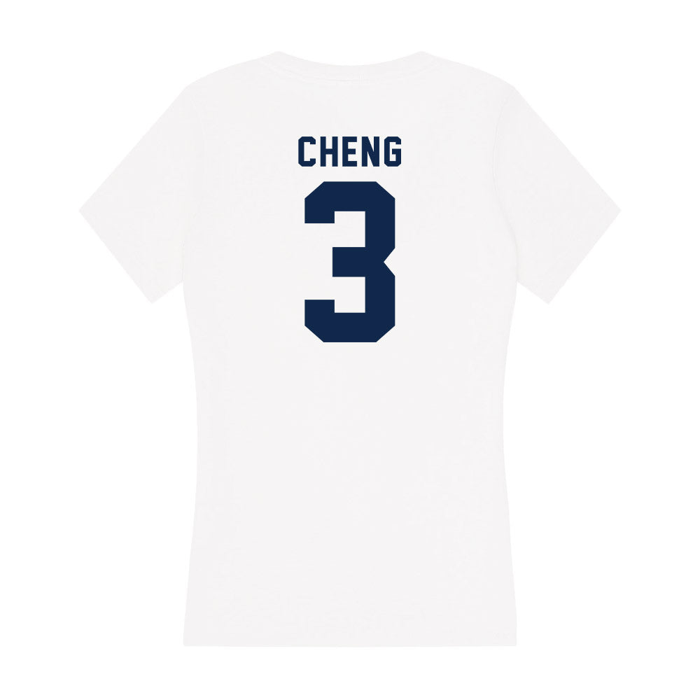 Ole Miss - NCAA Baseball : Luke Cheng - Women's V-Neck T-Shirt-1