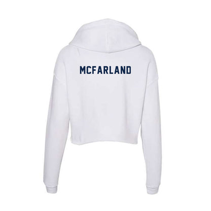 Ole Miss - NCAA Women's Track & Field : Katie McFarland - Women's Crop Fleece Hoodie-1