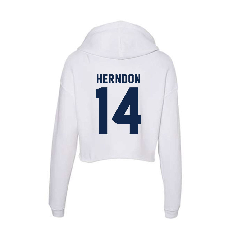 Ole Miss - NCAA Softball : Abby Herndon - Women's Crop Fleece Hoodie-1