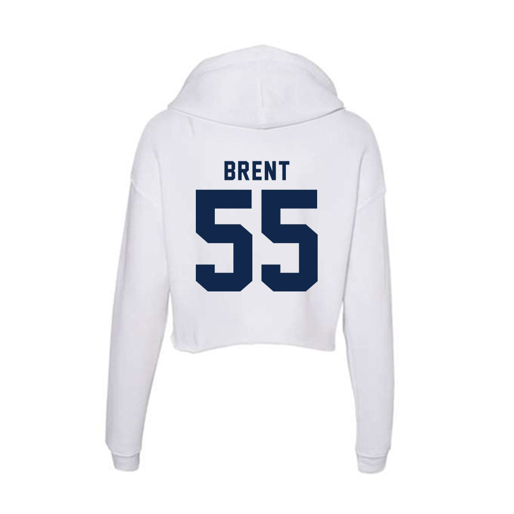 Ole Miss - NCAA Men's Basketball : Cam Brent - Women's Crop Fleece Hoodie-1