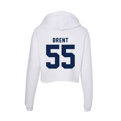 Ole Miss - NCAA Men's Basketball : Cam Brent - Women's Crop Fleece Hoodie-1