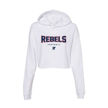 Ole Miss - NCAA Football : Kam Franklin - Women's Crop Fleece Hoodie-0