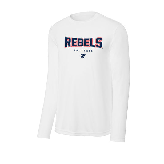 Ole Miss - NCAA Football : Mikey Baker - Performance Long Sleeve T-Shirt-0