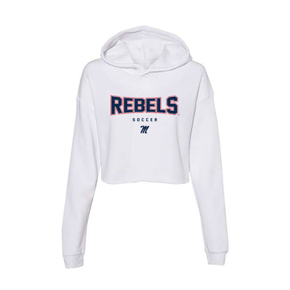 Ole Miss - NCAA Women's Soccer : Isabella Gray - Women's Crop Fleece Hoodie-0
