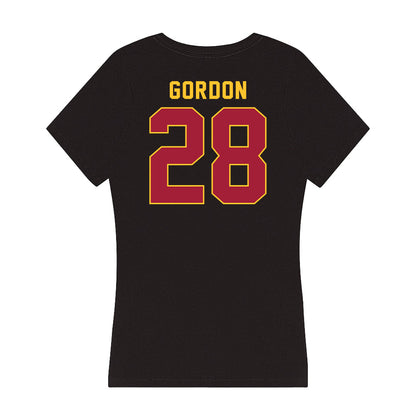 USC - NCAA Football : Xamarion Gordon - Women's V-Neck T-Shirt-1