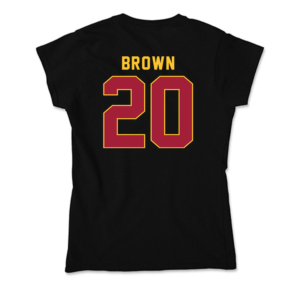 USC - NCAA Baseball : Chris Brown - Soft Style Women’s T-Shirt-1