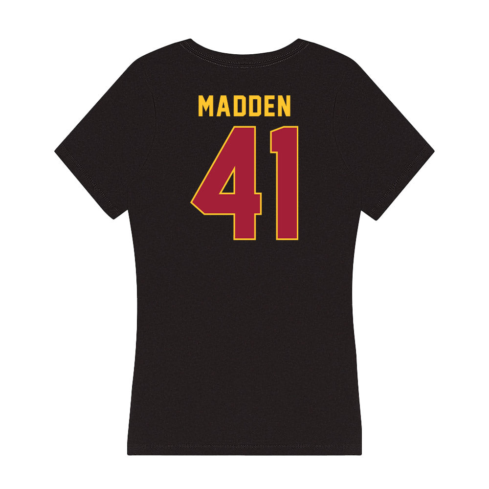 USC - NCAA Football : Garrison Madden - Women's V-Neck T-Shirt-1