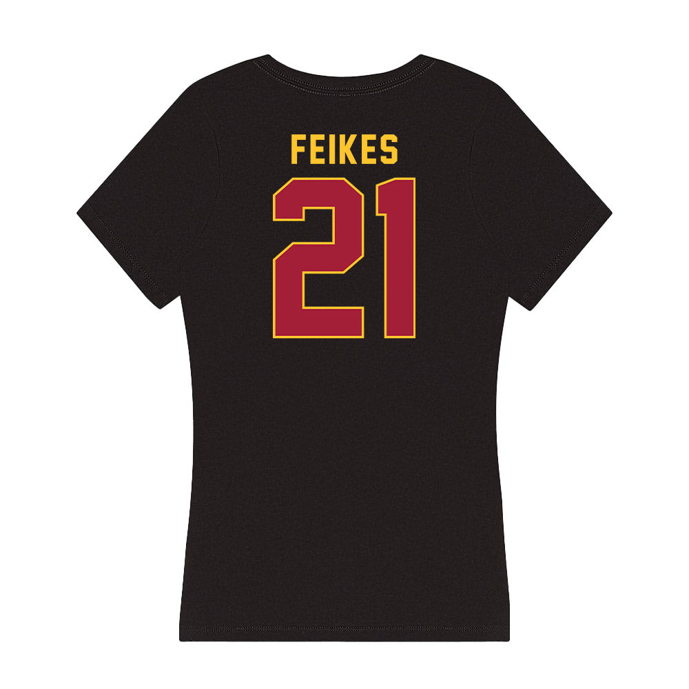 USC - NCAA Baseball : Jared Feikes - Women's V-Neck T-Shirt-1