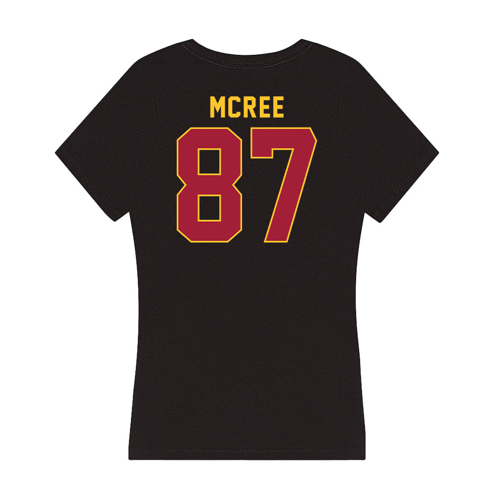 USC - NCAA Football : Lake McRee - Women's V-Neck T-Shirt-1