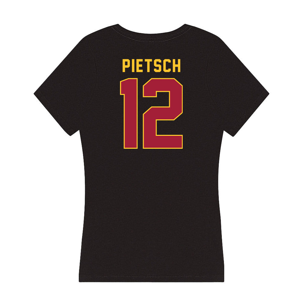 USC - NCAA Women's Volleyball : Madison Pietsch - Women's V-Neck T-Shirt-1