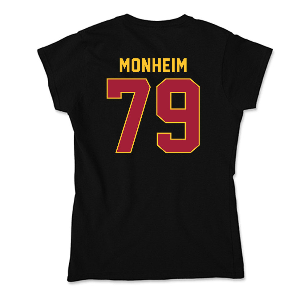 USC - NCAA Football : Jonah Monheim - Soft Style Women’s T-Shirt-1