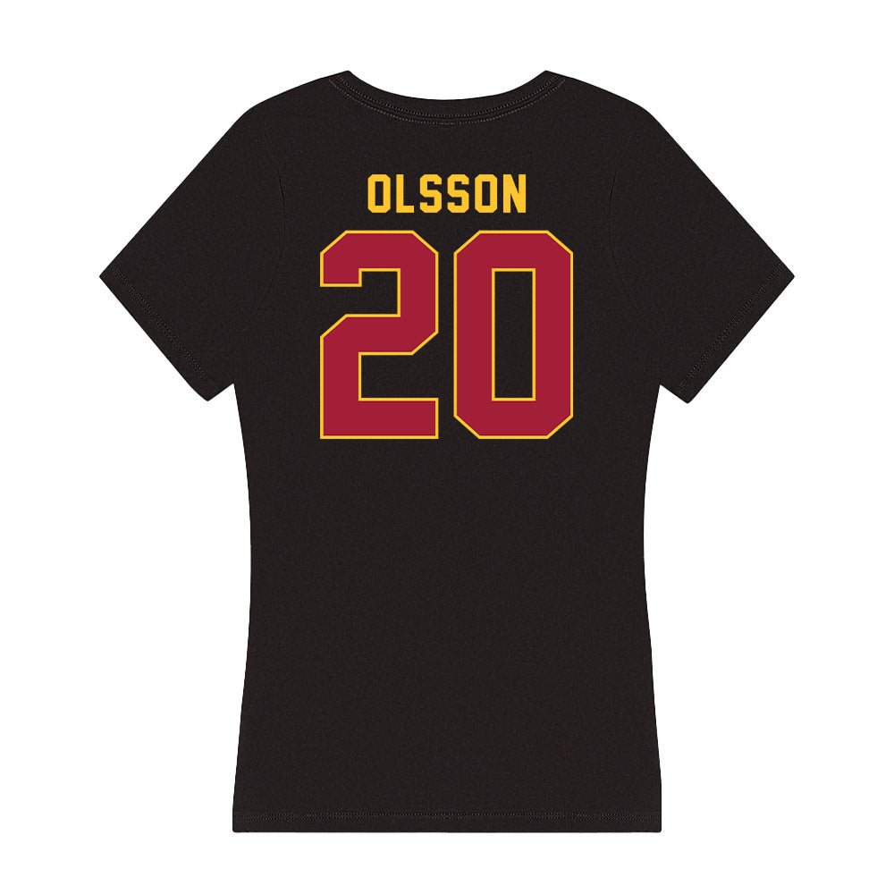 USC - NCAA Men's Volleyball : Markus Olsson - Women's V-Neck T-Shirt-1