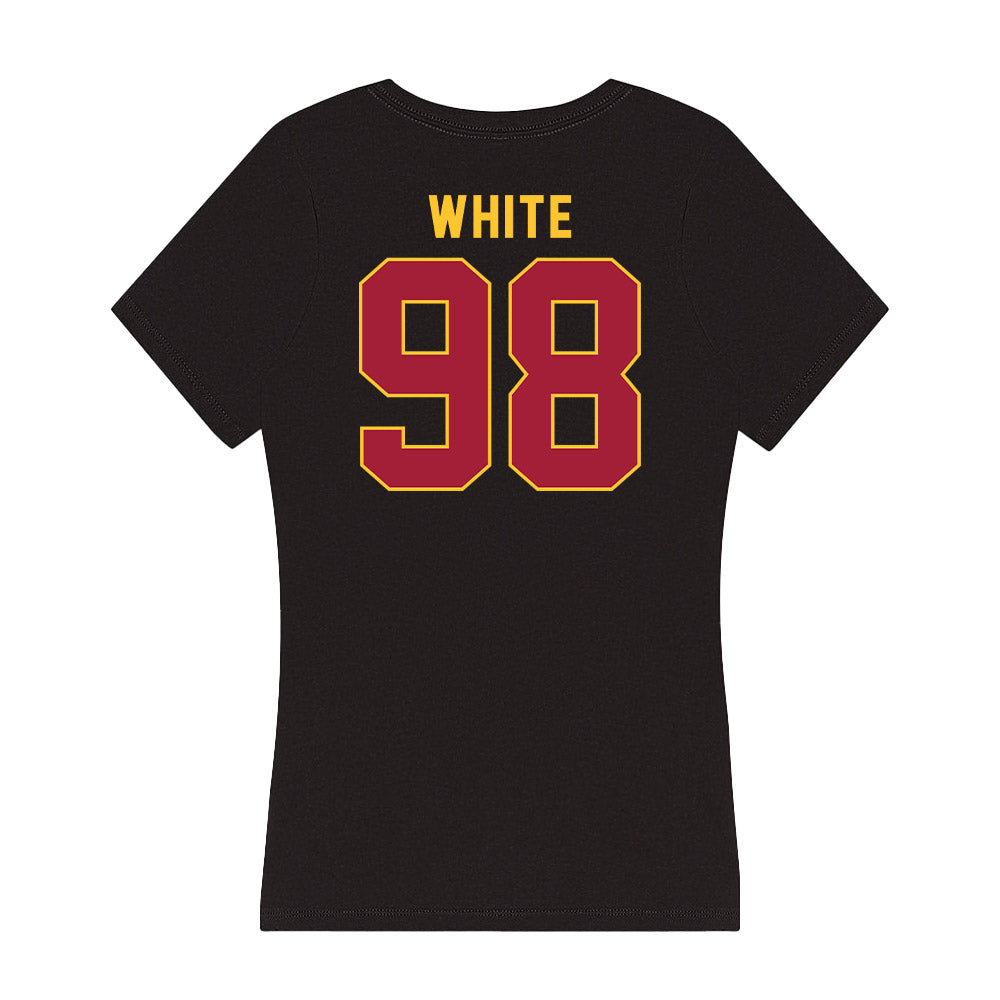 USC - NCAA Football : Garth White - Women's V-Neck T-Shirt-1