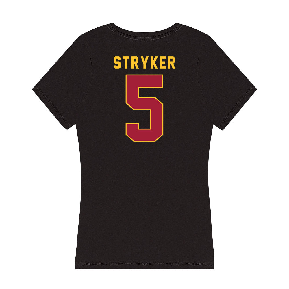 USC - NCAA Women's Water Polo : Ava Stryker - Women's V-Neck T-Shirt-1