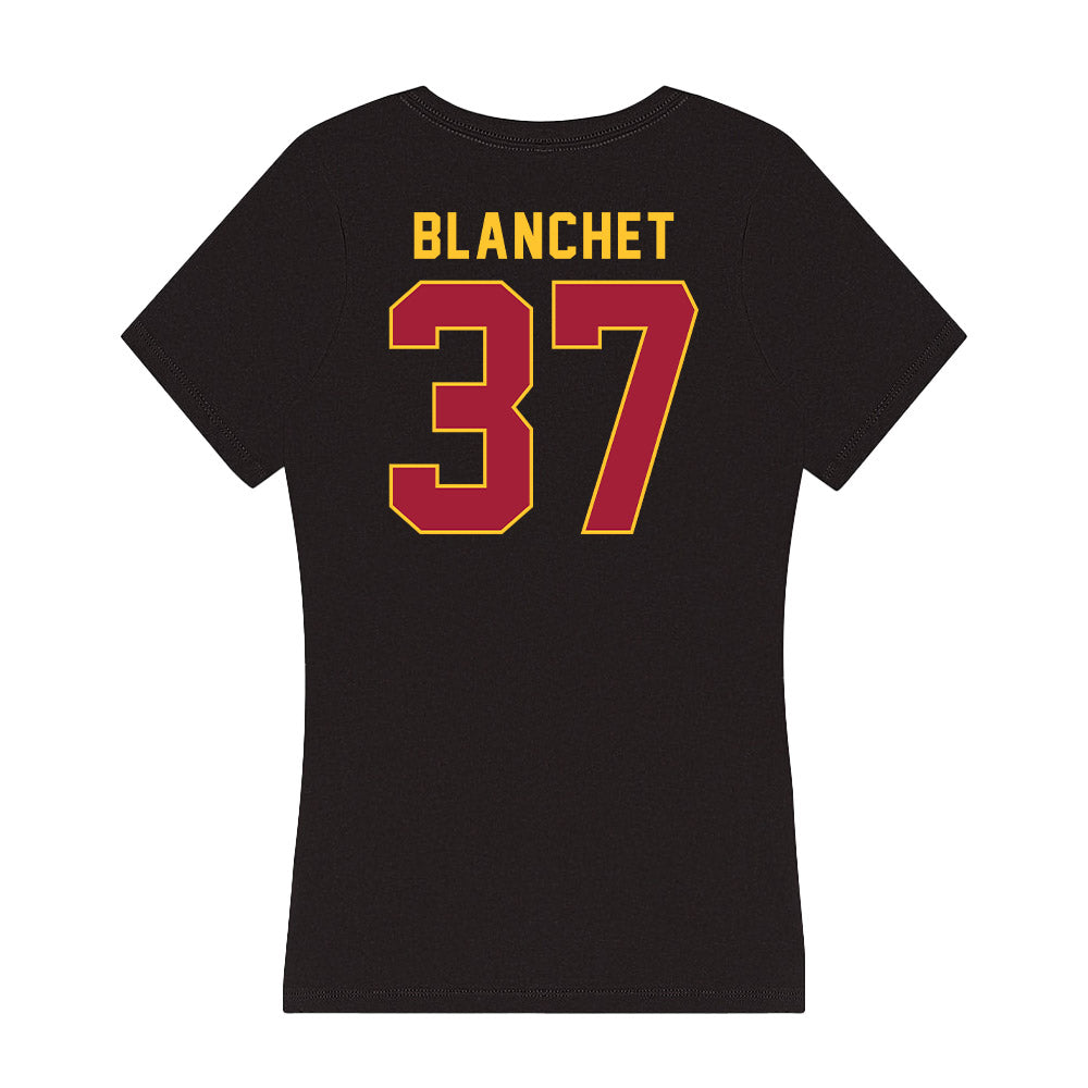 USC - NCAA Baseball : Adrian Blanchet - Women's V-Neck T-Shirt-1