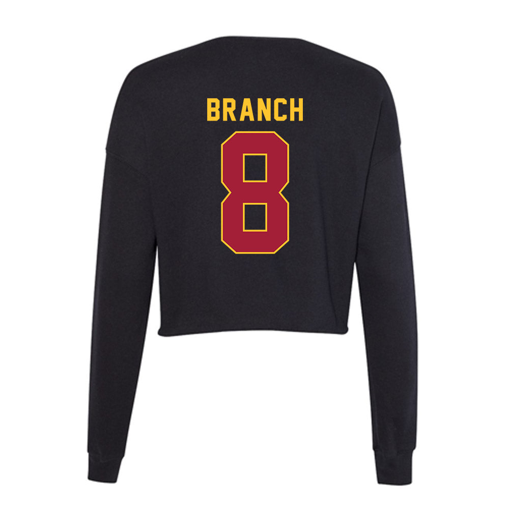 USC - NCAA Football : Zion Branch - Women's Cropped Crew Fleece-1