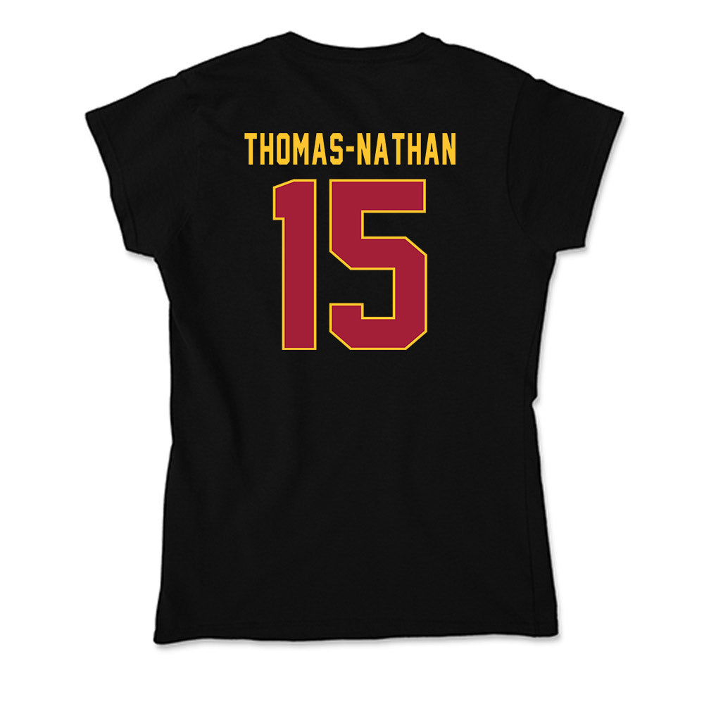 USC - NCAA Women's Volleyball : Dani Thomas-Nathan - Soft Style Women’s T-Shirt-1